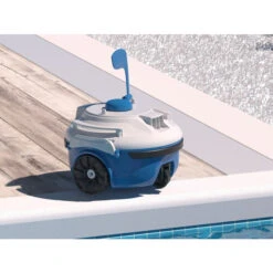 Robot De Piscine électrique Sans Fil Autonome Bestway GUPPY -Piscine Famille 17523 2