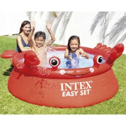 Piscinette Autoportée Intex Crabe 1,83 X 0,51 M -Piscine Famille 26100np raviday piscine intex crabe ambiance min
