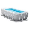 Piscine Tubulaire Rectangulaire Intex Prism Frame 4 X 2 X 1 M -Piscine Famille 26788np kit piscine prism frame rectangulaire blanc min