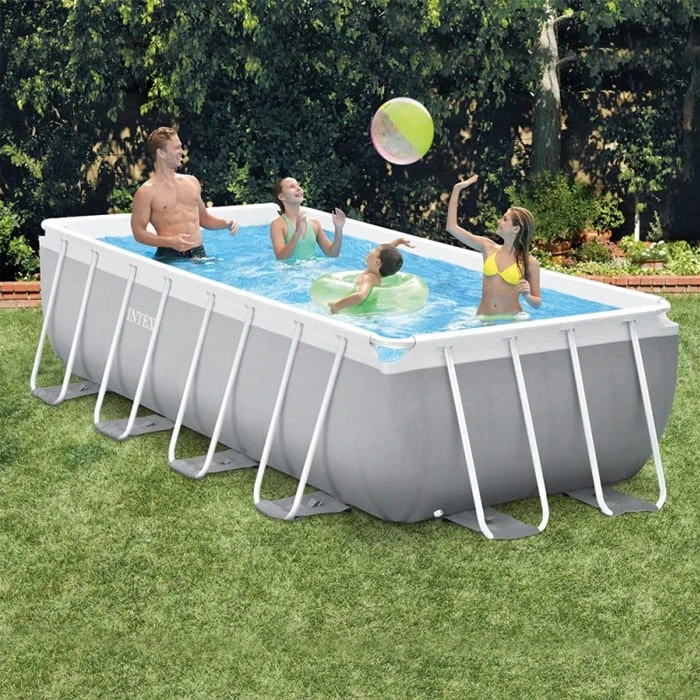Piscine Tubulaire Rectangulaire Intex Prism Frame 4 X 2 X 1 M 4 Piscine Tubulaire Rectangulaire Intex Prism Frame 4 X 2 X 1 M – Image 2