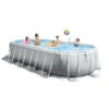 Piscine Tubulaire Ovale Intex Prism Frame 6.10 X 3.05 X 1.22m -Piscine Famille 26798 piscine tubulaire ovale intex prism frame