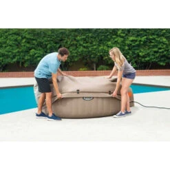 Couverture Thermique Pour Spa Gonflable Intex Pure Spa Rond 4 Places 9 Couverture Thermique Pour Spa Gonflable Intex Pure Spa Rond 4 Places -Piscine Famille 28523 couverture spa ecoenergetique intex 4