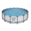 Piscine Tubulaire Ronde Bestway Power Steel 4,88 X 1,22 M -Piscine Famille 5612z