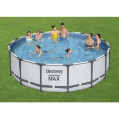 Piscine Tubulaire Ronde Bestway Power Steel 4,88 X 1,22 M 16 Piscine Tubulaire Ronde Bestway Power Steel 4,88 X 1,22 M -Piscine Famille 5612z 3