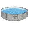 Piscine Tubulaire Ronde Bestway Steel Pro Max 5,49 X 1,22 M -Piscine Famille 5618y piscine hors sol bestway ronde steel pro max 549 122 1