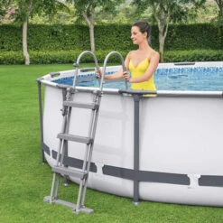 Piscine Tubulaire Ronde Bestway Steel Pro Max 3,66 X 0,76 -Piscine Famille 56416 piscine tubulaire ronde bestway steel pro max 366 076 ambiance