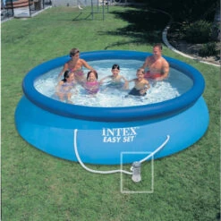 Piscine Autoportée Intex Easy Set 3,66 X 0,76 M + Épurateur -Piscine Famille 56422