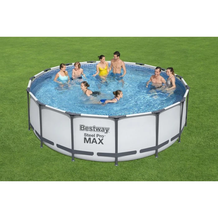 Piscine Tubulaire Bestway Ronde Steel Pro Max 4,57 X 1,22 M 5 Piscine Tubulaire Bestway Ronde Steel Pro Max 4,57 X 1,22 M – Image 3