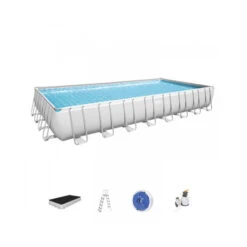 Piscine Tubulaire Rectangulaire Bestway Power Steel™ 9,56 X 4,88 X 1,32 M -Piscine Famille 56623 piscine tubulaire rectangulaire bestway power steeltm 9 56 x 4 88 x 1 32 m tout inclu