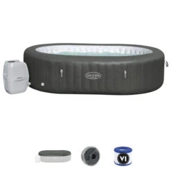 Spa Gonflable Bestway Lay-Z Spa MAURITIUS AirJet 7 Places 11 Spa Gonflable Bestway Lay-Z Spa MAURITIUS AirJet 7 Places -Piscine Famille 60067 spa gonflable bestway lay z spa mauritius accessoires inclus