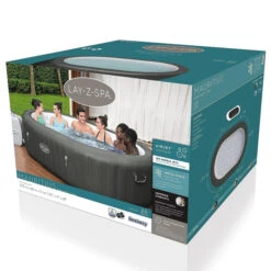 Spa Gonflable Bestway Lay-Z Spa MAURITIUS AirJet 7 Places 15 Spa Gonflable Bestway Lay-Z Spa MAURITIUS AirJet 7 Places -Piscine Famille 60067 spa gonflable bestway lay z spa mauritius packaging