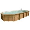 Piscine En Bois Octogonale Ubbink Océa 8,60 X 4,70 X 1,30 M - Liner Beige -Piscine Famille 7504509 piscine bois octogonale ubbink ocea 470 860 beige