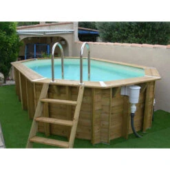 Piscine En Bois Octogonale Ubbink Océa 5,50 X 3,55 X 1,20 M - Liner Beige 13 Piscine En Bois Octogonale Ubbink Océa 5,50 X 3,55 X 1,20 M - Liner Beige -Piscine Famille 7504594 piscine bois octogonale ubbink ocea 355 550 beige echelle 2