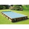 Piscine En Bois Rectangulaire Ubbink Linéa 8,00 X 5,00 X 1,40 M - Liner Bleu -Piscine Famille 7504771 piscine bois rectangulaire ubbink linea 500x800 bleu