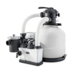 Combiné Filtre à Sable 8 M³/h Et Stérilisateur Intex + OEC -Piscine Famille combine filtre a sable 8 m h et ecosterilisateur intex oec 2 min
