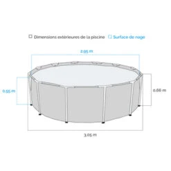 Piscine Tubulaire Bestway Steel Pro Ronde Décor Animaux 3,05 X 0,66 M 10 Piscine Tubulaire Bestway Steel Pro Ronde Décor Animaux 3,05 X 0,66 M -Piscine Famille dimensions piscine tubulaire bestway steel pro ronde animaux 305 x 66 cm