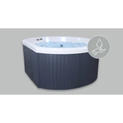 Spa Acrylique NetSpa Halfmoon 4 Personnes -Piscine Famille halfmoon point 03