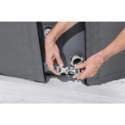 Couverture Thermique Pour Spa Rond Bestway Ø 180 X H 66 Cm -Piscine Famille housse thermique ronde energysense 180 m x 66 cm pour spa gonflable lay z spa 3