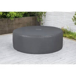 Couverture Thermique Pour Spa Rond Bestway Ø 196 X H 71 Cm 10 Couverture Thermique Pour Spa Rond Bestway Ø 196 X H 71 Cm -Piscine Famille housse thermique ronde energysense 196 m x 71 cm pour spa gonflable lay z spa 1