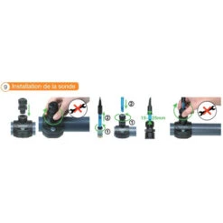 Sonde PH 2,5 M Pour Pompe Doseuse Automatic PH Et Electrolyseur Automatic Salt Bayrol 7 Sonde PH 2,5 M Pour Pompe Doseuse Automatic PH Et Electrolyseur Automatic Salt Bayrol -Piscine Famille installation de la sonde