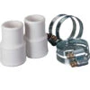 2 Manchons Pour Branchement Tuyaux + 4 Colliers Ø 38/32 Mm GRE 1 2 Manchons Pour Branchement Tuyaux + 4 Colliers Ø 38/32 Mm GRE -Piscine Famille kit connexion