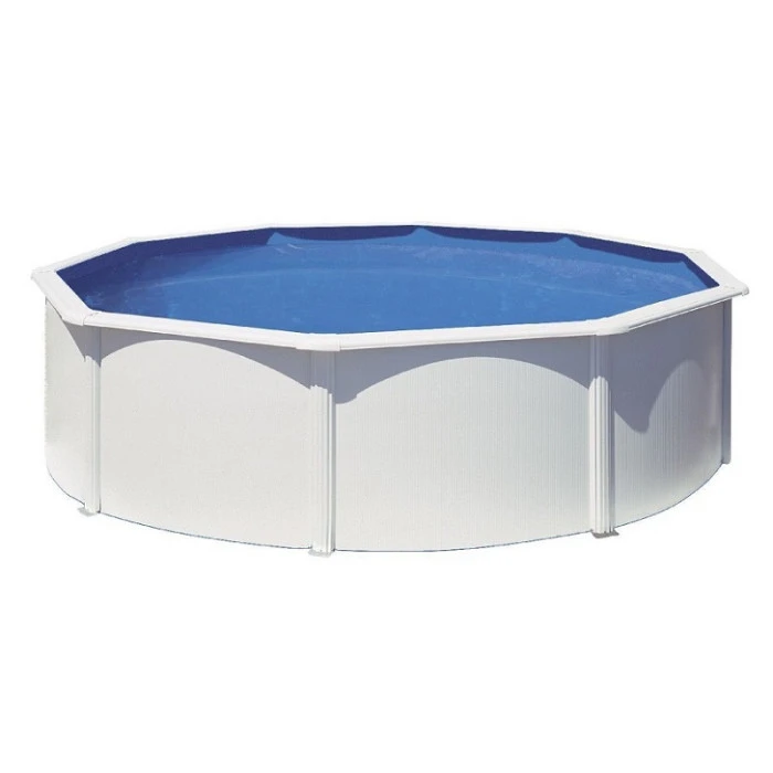 GRE Piscine Ronde Acier Gré Fidji - 4,60 X 1,20 M 3 GRE Piscine Ronde Acier Gré Fidji - 4,60 X 1,20 M