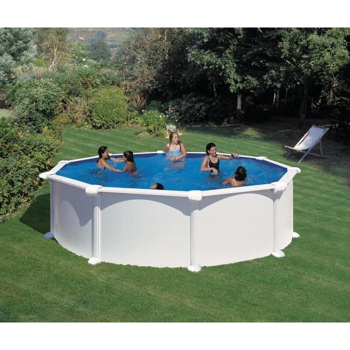 GRE Piscine Ronde Acier Gré Atlantis - Ø 4,60 X 1,30 M 4 GRE Piscine Ronde Acier Gré Atlantis - Ø 4,60 X 1,30 M – Image 2