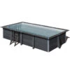 GRE Piscine Rectangulaire Composite Gré - 6,06 X 3,26 X 1,24 M -Piscine Famille kpcor60d piscine rectangle composite gre 606 326 cm