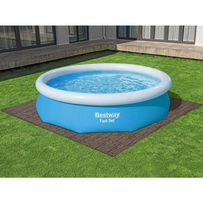 Tapis Effet Bois Pour Spa Et Piscine Bestway 3m² - 12 Dalles 6 Tapis Effet Bois Pour Spa Et Piscine Bestway 3m² - 12 Dalles – Image 4