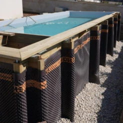 Film Drainant Delta MS 1,5 X 20 M Pour Piscine En Bois BWT MyPOOL - PROCOPI -Piscine Famille membrane alveolaire deltams original 2