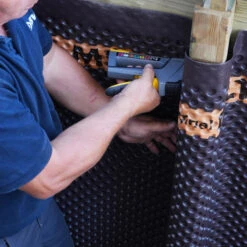 Film Drainant Delta MS 1,5 X 20 M Pour Piscine En Bois BWT MyPOOL - PROCOPI -Piscine Famille membrane alveolaire deltams original 4