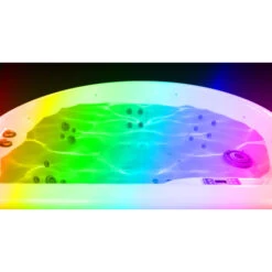 Spa Acrylique NetSpa Halfmoon 4 Personnes -Piscine Famille netspa halfmoon pointfort04