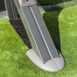 GRE Piscine Ovale Acier Gré Gris Anthracite - 7,30 X 3,75 X 1,20 M -Piscine Famille pied piscine ovale gre gris anthracite zoom 1