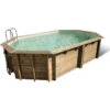 Piscine En Bois Octogonale Ubbink Océa 5,50 X 3,55 X 1,20 M - Liner Beige 1 Piscine En Bois Octogonale Ubbink Océa 5,50 X 3,55 X 1,20 M - Liner Beige -Piscine Famille piscine bois ocea 550 x 330 studio 1