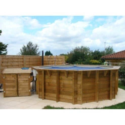 Piscine En Bois Octogonale Ubbink Océa 4,30 X 1,20 M - Liner Beige 13 Piscine En Bois Octogonale Ubbink Océa 4,30 X 1,20 M - Liner Beige -Piscine Famille piscine bois octogonale ubbink ocea 580 couverte 6