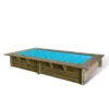 Piscine En Bois Rectangulaire Ubbink Sunwater 3,50 X 2,00 X 0,71 M - Liner Bleu -Piscine Famille piscine en bois ubbink sunwater 200x350 studio 1