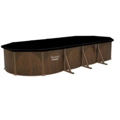 Piscine En Acier Bestway Hydrium Effet Bois - 7,30 X 3,60 X 1,30 M -Piscine Famille piscine hors sol acier ovale 730 m x 360 m x 130 m hydrium 4