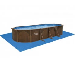 Piscine En Acier Bestway Hydrium Effet Bois - 7,30 X 3,60 X 1,30 M -Piscine Famille piscine hors sol acier ovale 730 m x 360 m x 130 m hydrium 5
