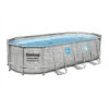 Piscine Tubulaire Ovale Bestway Power Steel Swim Vista 5,49 X 2,74 X 1,22 2 Piscine Tubulaire Ovale Bestway Power Steel Swim Vista 5,49 X 2,74 X 1,22 -Piscine Famille piscine hors sol ovale power steel swimvista effet pierre grise avec hublots 549 x 274 cm 1