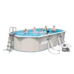 Piscine Famille 23 Piscine En Acier Bestway Hydrium - 6,10 X 3,60 X 1,20 M