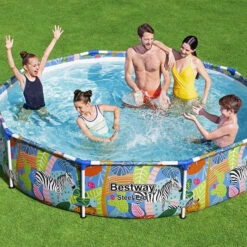 Piscine Tubulaire Bestway Steel Pro Ronde Décor Animaux 3,05 X 0,66 M 13 Piscine Tubulaire Bestway Steel Pro Ronde Décor Animaux 3,05 X 0,66 M -Piscine Famille piscine tubulaire bestway steel pro ronde animaux 305 x 66 cm 4
