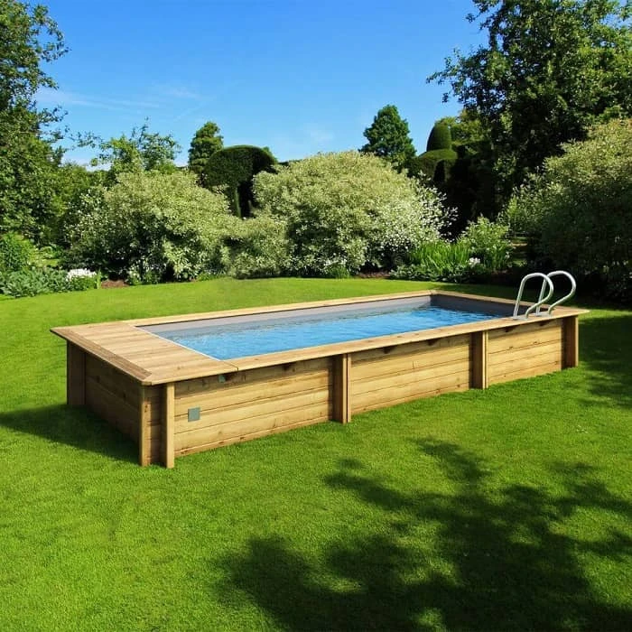 Piscine Urbaine XL Procopi En Bois 6,5 X 3,5 M - Couverture Automatique 4 Piscine Urbaine XL Procopi En Bois 6,5 X 3,5 M - Couverture Automatique – Image 2