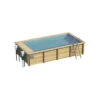 Piscine Urbaine XL Procopi En Bois 6,5 X 3,5 M - Couverture Automatique -Piscine Famille piscine urbaine xl dimensions