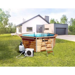 Pompe à Chaleur Poolex Nano Action 4 KW Pour Piscine < 25 M³ -Piscine Famille pompe a chaleur nano action ambiance min