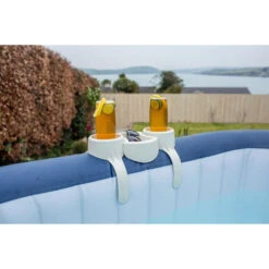 Porte-verres Double Pour Spa Gonflable Bestway -Piscine Famille porte verres double spa gonflable bestway 2 1