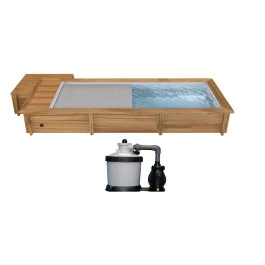 Piscine Urbaine Procopi En Bois 6 X 2,5 M - Couverture Automatique, Coffre, Filtration à Sable 3 Piscine Urbaine Procopi En Bois 6 X 2,5 M - Couverture Automatique, Coffre, Filtration à Sable
