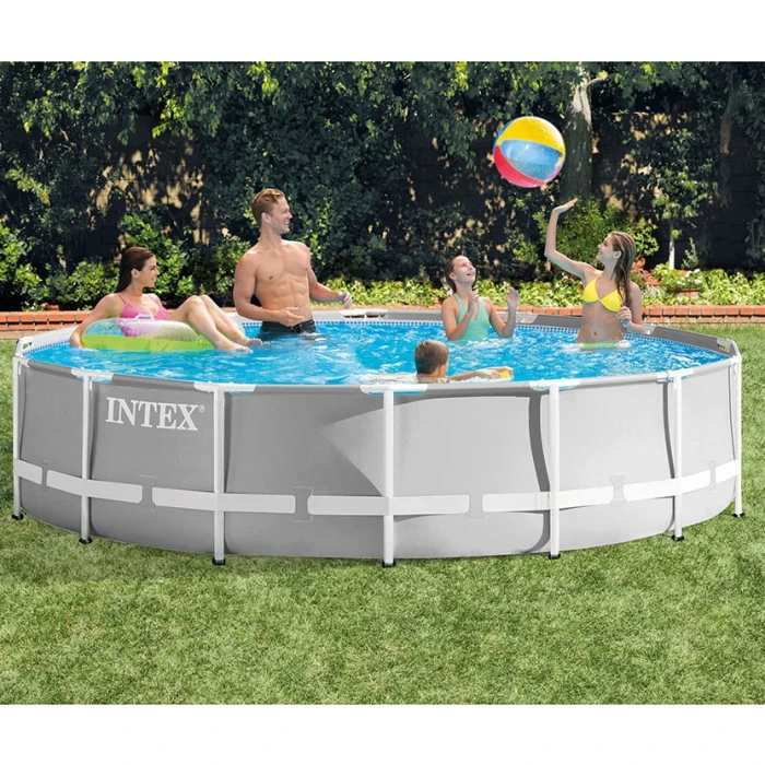 Piscine Tubulaire Ronde Intex Prism Frame 4,57 X 1,22 M - 4 Piscine Tubulaire Ronde Intex Prism Frame 4,57 X 1,22 M - – Image 2