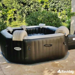 Spa Gonflable Intex PureSpa Carbone 6 Places 19 Spa Gonflable Intex PureSpa Carbone 6 Places -Piscine Famille spa carbone intex raviday 1