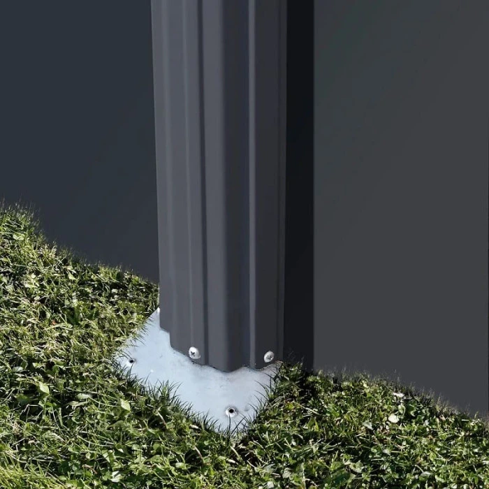 GRE Piscine Ronde Acier Gré Gris Anthracite - Ø 3,50 X 1,20 M 7 GRE Piscine Ronde Acier Gré Gris Anthracite - Ø 3,50 X 1,20 M – Image 5