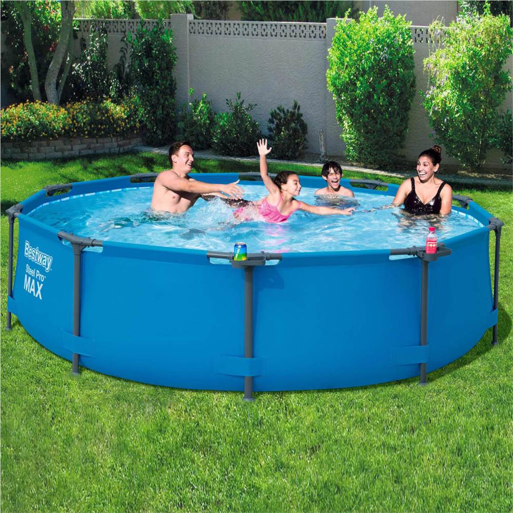 Piscine Famille 37 Piscine Famille -Piscine Famille Bestway Swimming Pool Steel Pro Max Frame 305x76 cm 475005 0
